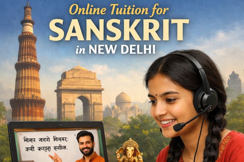 Online Sanskrit session in New Delhi