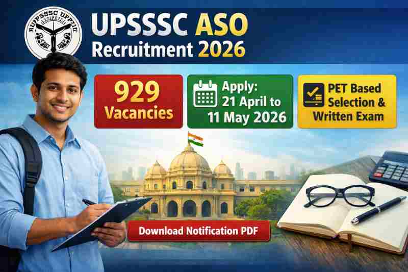 UPSSSC ASO Recruitment 2026 details