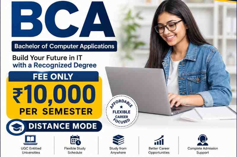 BCA Distance Education Admission 2026 | ₹10,000/Sem | Gyan Eduversity